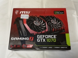 MSI Geforce GTX 1070 8GB 動作確認済み