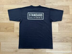STANDARD CALIFORNIA SD HEAVYWEIGHT BOX LOGO TEE BLACK スタンダードカリフォルニア ヘビーウェイト ボックスロゴ Tシャツ Mサイズ