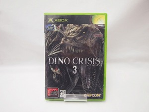 【送料無料】 カプコン CAPCOM XBOX DINO CRISIS 3 S29-1