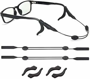 [Topatrol] スポーツ眼鏡ストラップ メガネバンド メガネロック 調整可能 メガネ 滑り止め めがね固定 メガネ ずれ落ち