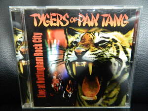 (31)　 Tygers Of Pan Tang　　/　 LIVE AT NOTTINGHAM ROCK CITY　　　日本盤　 　 ジャケ、日本語解説 経年の汚れあり