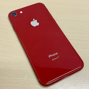 【動作確認済み】 Apple iPhone8 64GB プロダクトレッド au MRRY2J/A SIMロック解除済み アップル アイフォーン スマホ 携帯電話 中古