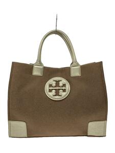 TORY BURCH◆トートバッグ/-/BRW/無地//