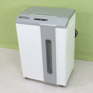 明光商会 MS SHREDDER msq-73cm シュレッダー ホワイト 最大細断枚数20枚 A4幅 ゴミ箱 書類処分 業務用 ワーク YH13500 中古オフィス家電