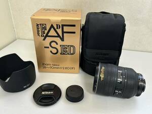 箱付き Nikon ニコン ED AF-S NIKKOR 28-70mm 1:2.8 D 一眼レフ カメラレンズ