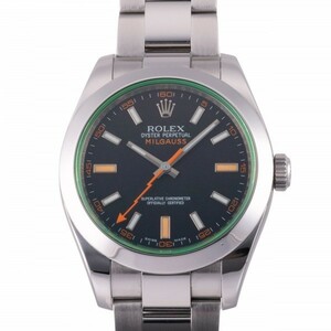 ロレックス ROLEX ミルガウス 116400GV ブラック文字盤 中古 腕時計 メンズ