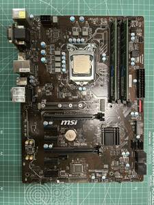 CPU Intel Corei5-7400 マザボMSIZ270-S01A メモリDDR4 crucial 16Gb(8x2)セット　1円出品　ジャンク　パソコンパーツ