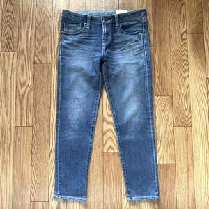 美品:レディース SHIPS Skinny pants Denim jeans シップス スキニーパンツ デニムジーンズ YKKファスナー 5ポケット インディゴブルー