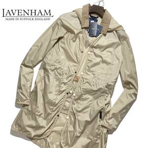 57361 新品▼ 英国ラベンハム　春物　定価4.2万　SHIPS別注　エクスクルーシブ　LAVENHAM　アシントンコート　ベージュ(38/M)