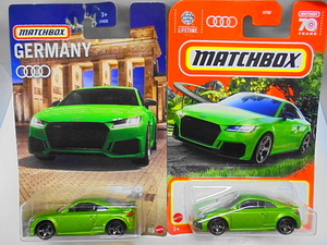 MATCHBOX 2020 アウディ TT RS クーペ 2台セット ミニカー マッチボックス