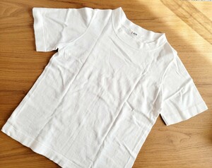 ４５rpm　クールネックTシャツ 白　F