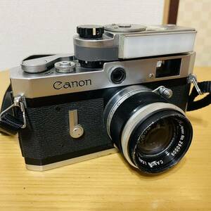 Canon P ピュレール 50mm ライカLマウント レンズ キャノン レンジファインダー フィルムカメラ CANON