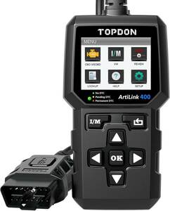TOPDON AL400 obd2 診断機 日本語 車 故障診断機 トヨタ bmw ベンツテスター スキャンツール エンジン警告灯