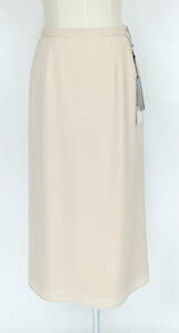 新品 ドルチェ スカート 9号 シフォン ベージュピンク カラーフォーマル 結婚式 パーティー セットアップに 百貨店品 東京ソワール