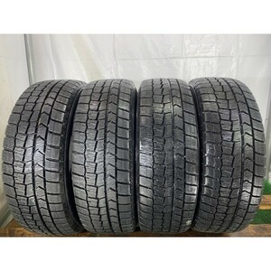 2021年製 9分山 ダンロップ WINTERMAXX WM02 195/65R15 91Q 4本/札幌市手渡し可/中古スタッドレスタイヤ(冬タイヤ) プリウス等 T_QP_81