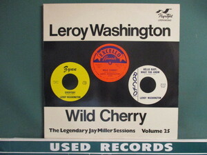 Leroy Washington ： Wild Cherry LP (( モダンブルース Blues / 落札5点で送料当方負担