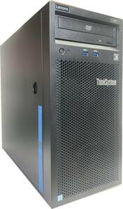 中古 Lenovo-7Y48 高性能パソコン本体 Xeon-E-2104G・8GB・HDD2TB*3・DVD・Office2021・NVDIA-GT730内蔵　　　P4292