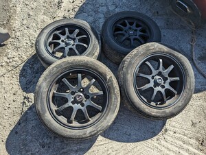 LM sport　日産　リーフ　タイヤ付きホイール　16×7J+45 PCD 114.3 205/55R16 16インチ