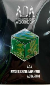 ADA アクアデザインアマノ 限定販売 Welcome Day ピンバッジ 2023年 新潟本社ギャラリー展 天野尚