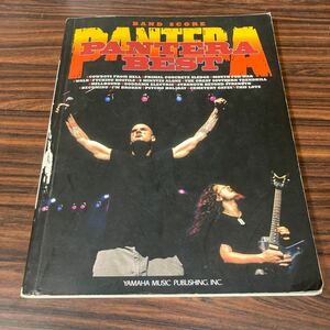 バンドスコア　PANTERA パンテラ　ベスト　楽譜　タブ譜