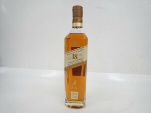 【古酒・未開栓】 JOHNNIE WALKER ウイスキー ジョニーウォーカー 18年 40% 700ml △ 6DA1C-1