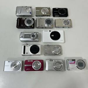 FUJIFILM / Panasonic / Canon / CASIO / SONY / OLYMPUS / Nikon / RICOH ジャンク デジカメ 14台 まとめ セット