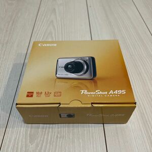 【新品未使用】Canon デジタルカメラ PowerShot A495 コンパクトデジタルカメラ キヤノン シルバー