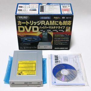 055Z ジャンク I-O DATA DVR-ABM16C ATAPI内蔵 カートリッジRAM対応 DVDハイパーマルチドライブ