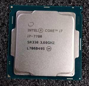 【中古】Intel Core i7 7700 Kabylake LGA1151