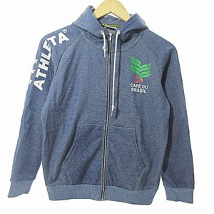 アスレタ ATHLETA キッズ パーカー スウェット フーディ ジップアップ ネイビー 紺 150 0219 キッズ