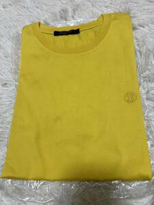 Sサイズ　vuitton Tシャツ　黄色　RM201Q JC8 HAY50W