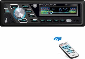 24VカーラジオBluetoothステレオMP3プレーヤーはハンズフリー通話をサポートFMデュアルUSBポートTFAUXIN音声ア