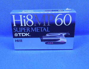 TDK【 Hi8 MP60 SUPER METAL 】 Hi8メタルビデオテープ 未開封 / 未使用品　!!