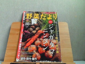 家庭菜園誌　野菜だより　破れ有 2018年1月新春号　折れ有 2017年12月1日 発行