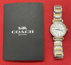 ＃6020【中古品】COACH風時計　レディース　電池切れ　