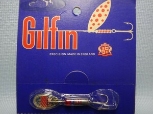 OLD Gilfin SPNNER G 4g？ ギルフィン スピナー シルバー　未開封 5個入りパッケージ　希少　イギリス製　サイズ不明