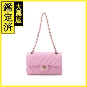 CHANEL　シャネル　マトラッセチェーンショルダー　A01112　ピンク/GP　キャビアスキン　【432】　2148103585210