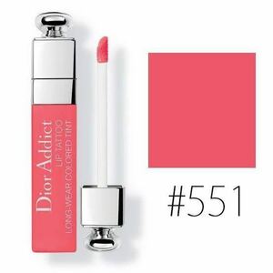 定価４６２０円Dior ディオール アディクト リップ ティント 551 ウォーターメロン(限定色)試しのみ新同　Addict Lip Tint 551 Watermelon