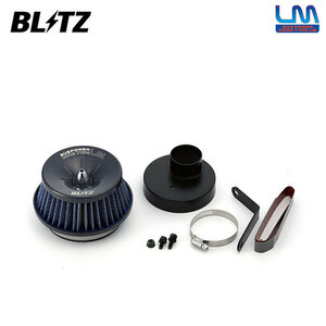 BLITZ ブリッツ サスパワー コアタイプLM ブルー エアクリーナー ムーヴ LA100S LA110S H22.12～ KF ターボ RS