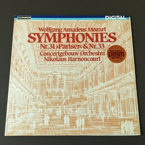 [i36]/ 独盤 LP /『モーツァルト：交響曲第33番、第31番 / アーノンクール / Mozart,Harnoncourt』/ 6.42817 AZ