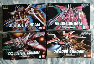 HG イージス ジャスティス セイバー インフィニットジャスティス 4体 ガンダムSEED アスラン ガンプラ ジャンク パーツ取り