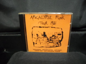 輸入CD/VA-APOCALYPSE PUNK TOUR 1981/80年代UKハードコアパンクHARDCORE PUNK/DISCHARGEexploitedANTI-PASTIchron genANTI-NOWHERE LEAGUE