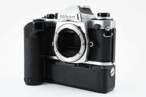 ニコン Nikon FE2 シルバー ボディ 【動作確認済(MD-12は不動)】 #604009