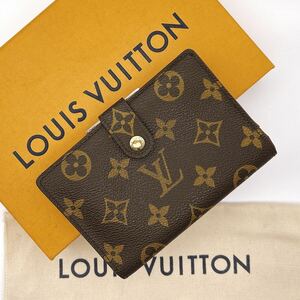 ★外観美品★【A405】LOUIS VUITTON ルイヴィトン モノグラム ポルトモネ ヴィエノワ がま口財布 二つ折り財布 M61674/SD0966