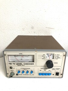 NIHON TSUSHINKI 日本通信機　FM TV LEVEL CHECKER レベルチェッカー 2832 電界強度測定 ジャンク