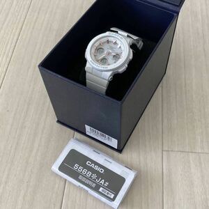 新品未使用 送料無料！ CASIO Baby-G ソーラー電波時計 5568 BGA-2500-7AJF ホワイト 白 ネオンイルミネーター ワールドタイム 防水 箱付き