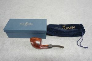 [SK][G099360] W.O.LARSEN ラールセン パイプ MADE IN DENMARK 元箱、収納袋付き