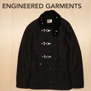 engineered garments ファイヤーマン ジャケット コート ブラックカラー エンジニアードガーメンツ USA製 サイズS 2401