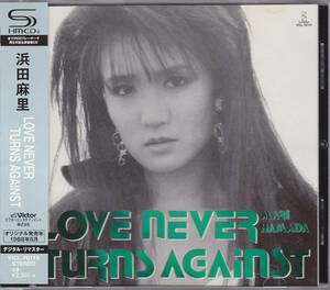 SHM-CD 浜田麻里 - LOVE NEVER TURNS AGAINST - VICL-70114 帯付き