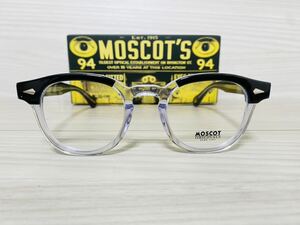 MOSCOT モスコット★レムトッシュ★メガネフレーム★LEMTOSH★伊達眼鏡 バイカラー ボストン ウェリントン 未使用 美品